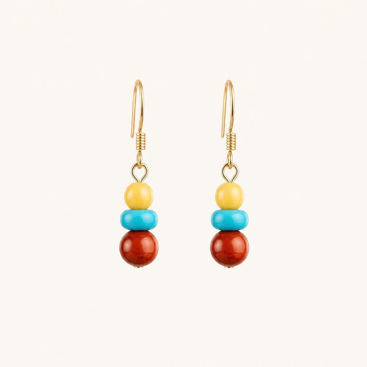 Tri-Color Energy Earrings